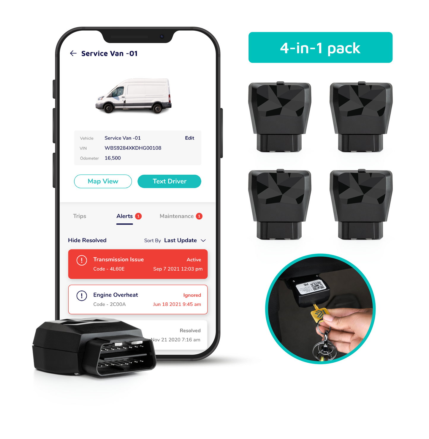 Kayo GPS Tracker and OBD Scanner for Vehicles