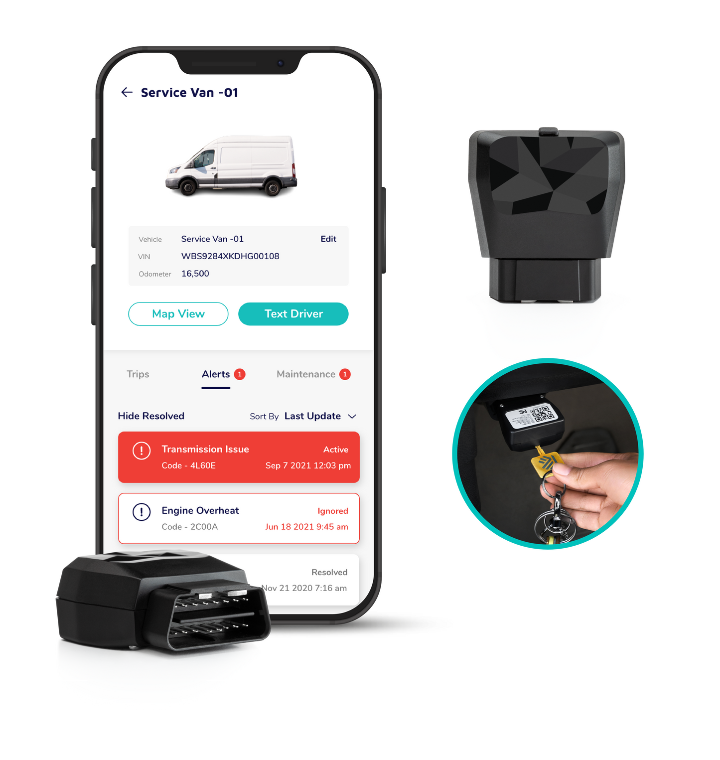 Kayo GPS Tracker and OBD Scanner for Vehicles